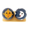 Top Chi Sun and Moon Baoding Balls with Bamboo Stand