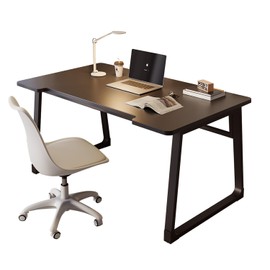 Mrsanmu Small Computer Desk,39.4 Inch Standing Home Office Desk for Small Space Room,Writing Desk Study Desk Student Table for Bedroom Work,Rustic Brown