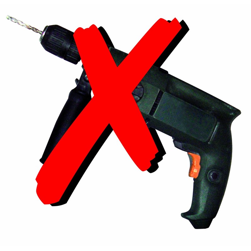 Never Drill Again Nie Wieder Bohren HM145 Hoom Glass Beaker