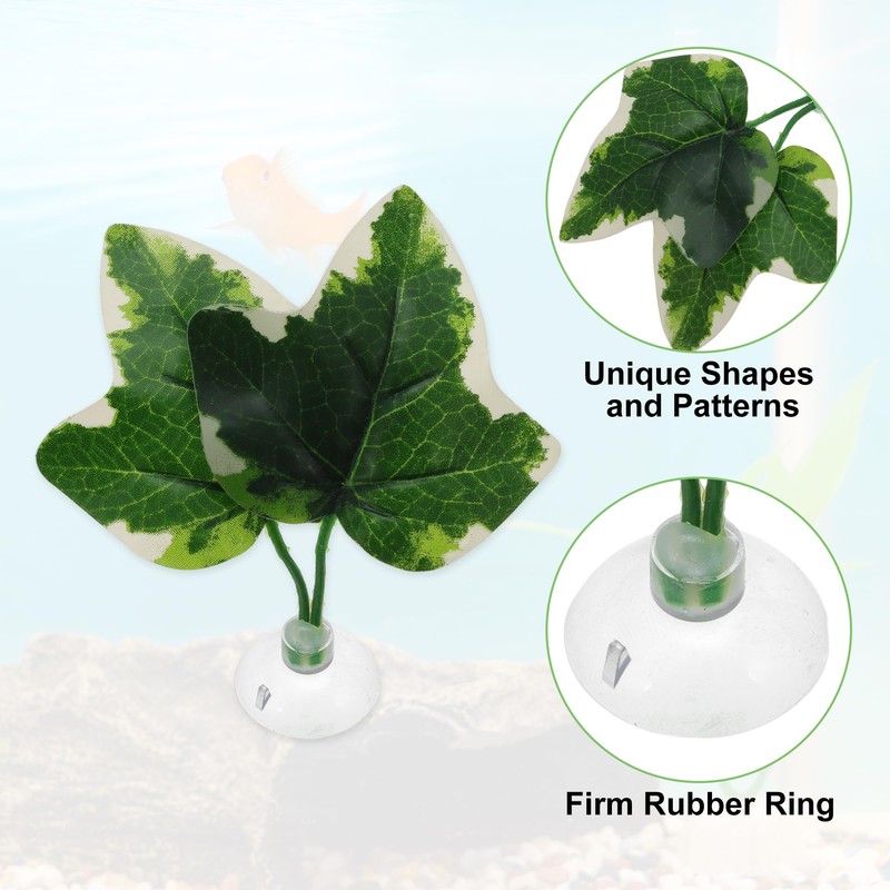 CAPASTEC Betta Fish Leaf, Natural Habitat Simulation for Betta Spawnings