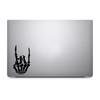 Bargain Max Decals Skeleton Devil Horns Hand Decal Notebook Car