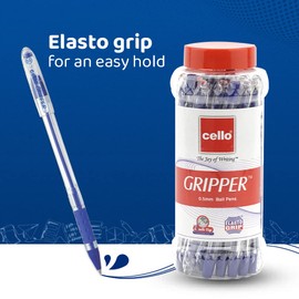 Cello Gripper Ball Pen Set - Pack of 25 (Blue)