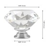 MAKTSAM 20PCS 30mm Clear Crystal Door Knobs, rystal Door Drawer