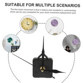 NOLITOY DIY Silent Clock Movement Mechanism Kit High Torque Replacement Parts for Wall Clocks Numbers for Home and Office Use