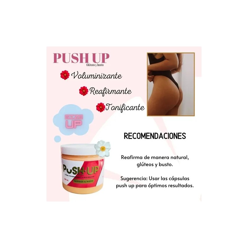 Push Up Crema Aumenta, Levanta Glúteos Y Busto (2 Meses)