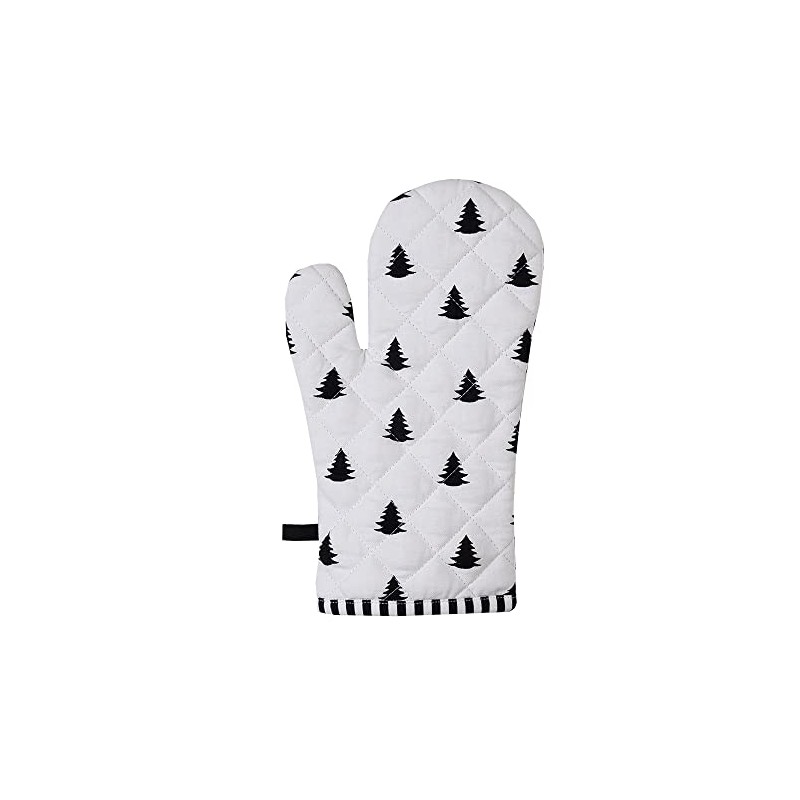 Clayre & Eef Oven Glove 18 x 30 cm Black