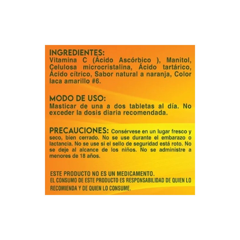 Vitamina C Widl Health 60 Tab Masticable Naranja Promo 2