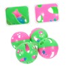 Sosoport 4pcs Slotted Balls Cat Toy Interactive Cat Toys Cat