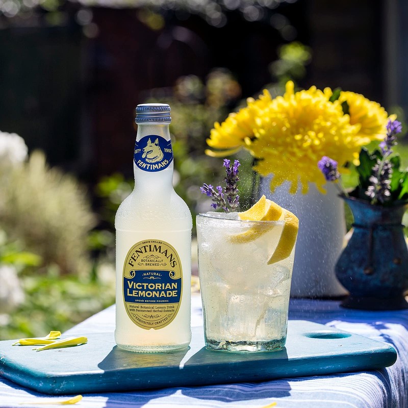 Fentimans Sparkling Victorian Lemonade - Sparkling Lemonade, Lemon Sparkling Water,