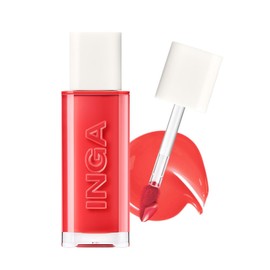 INGA Water Glow Lip Tint – [NARCISSISM] | Hydrating, Glossy Korean Lip Tint with Sheer Color & Glass-Like Shine | Long-Lasting, Non-Sticky Korean Lip Stain