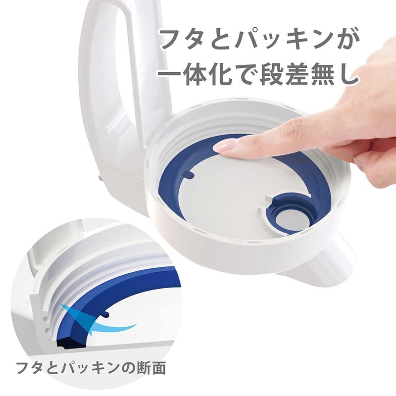 Iwasaki Industrial Cold Water Bottle K-1287 W Seamless Pitcher 9.1