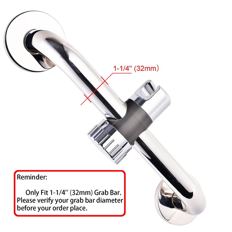 YOO.MEE ADA Grab Bar Hand Shower Bracket, Only Fit Diameter