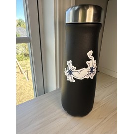 Neuron Sticker, Synapse Between Neurons, Neurology, Neuroscience Gift, Anatomy Art, Laptop Sticker, Water Bottle Sticker