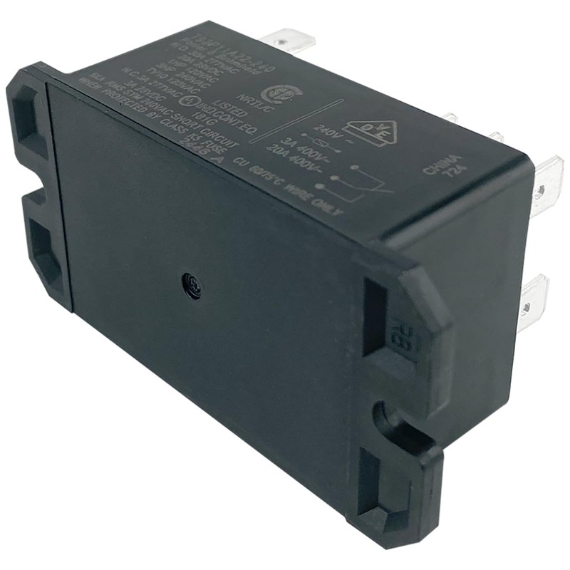 T92P11A22-240 Power Relay (1-Pack), 8-Pin DPDT 2-Pole 30A 240VAC Coil
