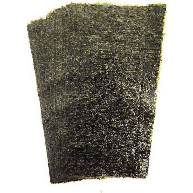Green Seaweed Sheets 25 Package of 4” x 7.5” Nori