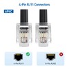 Cable Matters 2-Pack ADSL Cable 1m (RJ11 to RJ11 Cable)