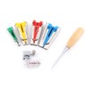 6Pcs Bias Tape Maker Kit Quilt Binding Tool 6/12/18/25mm Guide