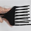 Professional Insert Afro Pick Comb, Wide Tooth Detangling Hair Fork