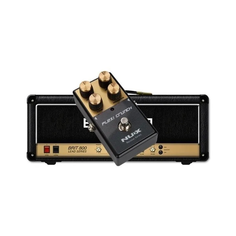 Pedal de efecto NUX Reissue Plexi Crunch marrón