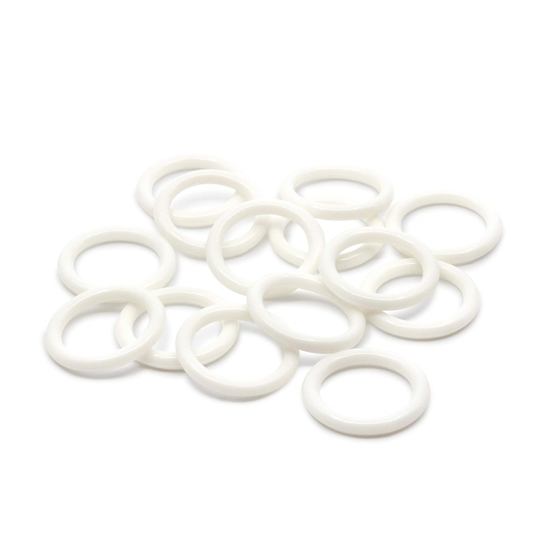 Dritz 1-1/8" Plastic Rings, 14 Count, White
