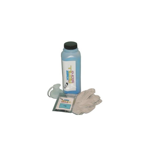 Toner Refill Store Cyan Toner Refill Kit with reset chip