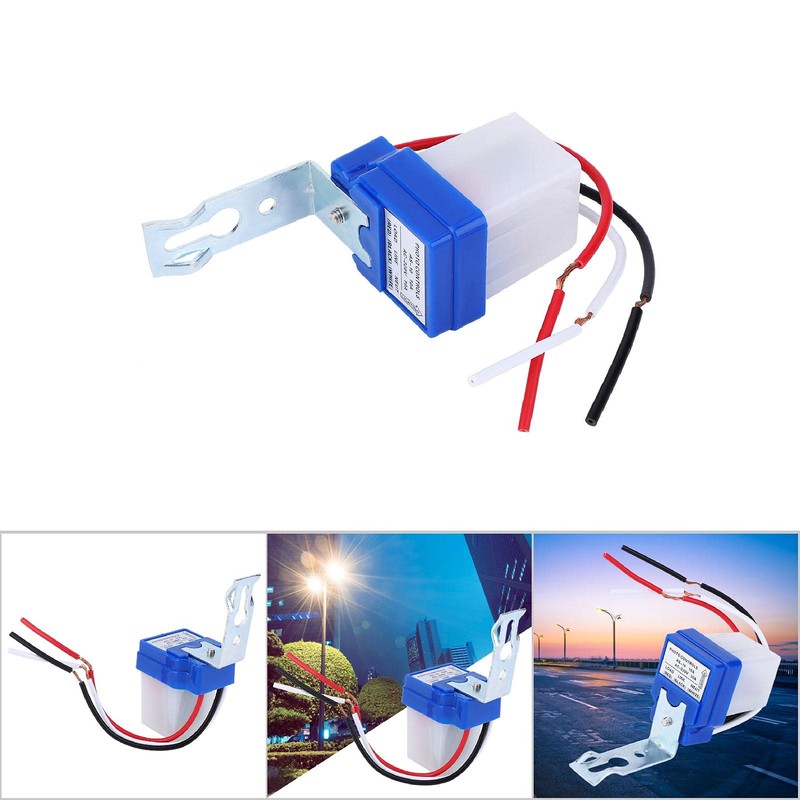 Pack of 2 Outdoor Street Light Sensor Switch Automatic Control