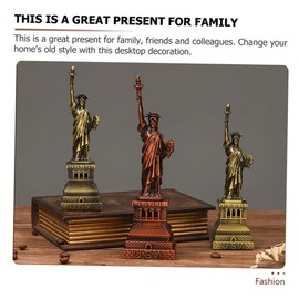 VINTORKY Mini Metal Statue of Liberty 1.54 Inch Lightweight Desk Ornament New York Souvenir for Office and Home Decor