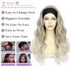 SAPPHIREWIGS Headband Wig for Women Body Wave Synthetic Headband Wig