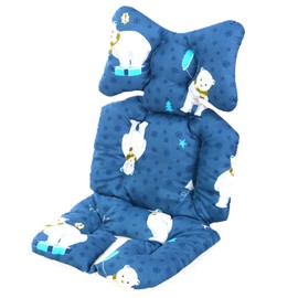 Universal Pushchair Seat Cover, Baby Seat Cover, Pushchair Buggy Child Seat, Universal Baby Seat Cushion, Baby Seat Cushion, Baby Seat Cover Universal (Polar Bear)