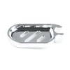 DH-LINK 2X Soap Dish Adjustable Shower Rail Slide Soap Plates