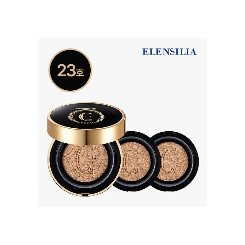Ellencilla [엘렌실라] [정가80,000원] 24시간 커버지속 에센스 커버 쿠션 본품 1개
