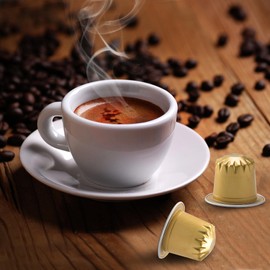 Ethiopian Coffee Capsules 10 Count, 100% Arabica Organic Dark Roast Coffee,Recyclable Original Line Aluminium Capsules, 100% Nespresso Compatible Pods