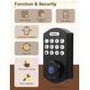 Tinewa Fingerprint Door Lock with 2 Door Knobs - Keyless
