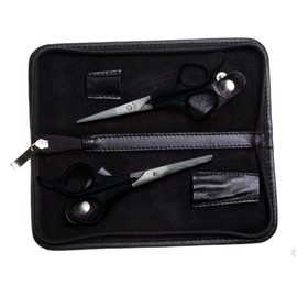BIUDECO 2pcs Professional Sturdy Hair Shears Stainless Steel Flat Scissors for Haircut Barber Scissor for Salon