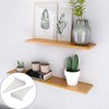Pack of 2 Shelf Brackets Triangle Shape, Hidden Shelf Brackets,