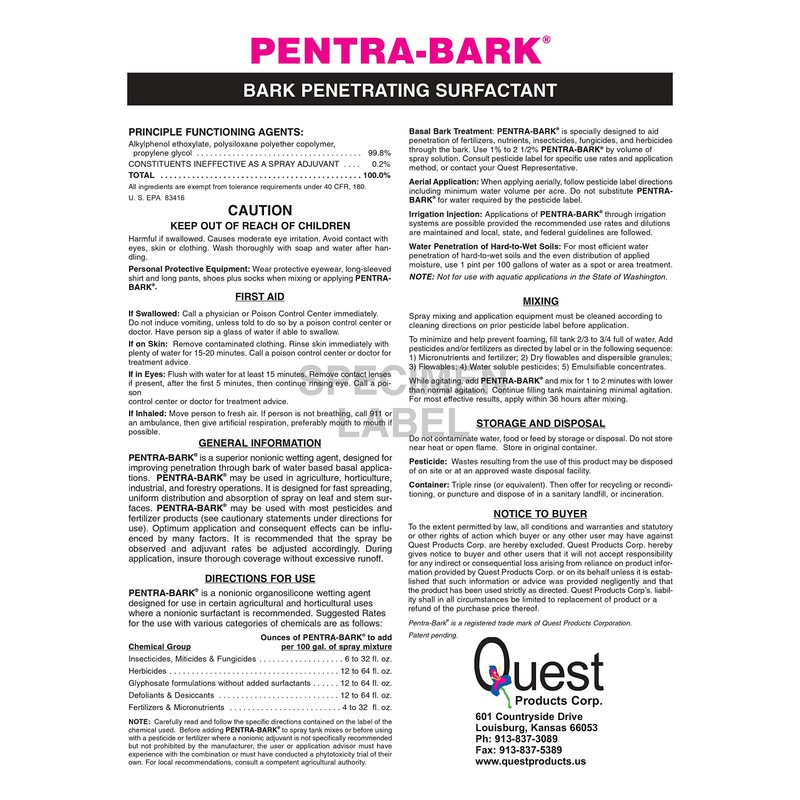 VivaGrow Pentra-Bark Penetrating Surfactant (16oz/1 Pint)
