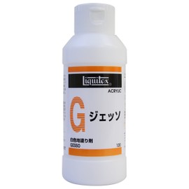 LIKITEX Gesso Acrylic Paint, 4.2 fl oz (120 ml), White