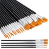 DOPENSPI 40PCS Paint Brushes Set, Nylon Hair Paint Brushes