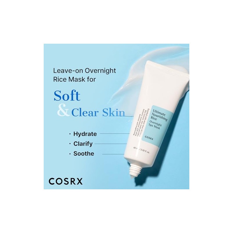 [Cosrx] Ultimate Nourishing Rice Overnight Spa Mask 60g / NEW