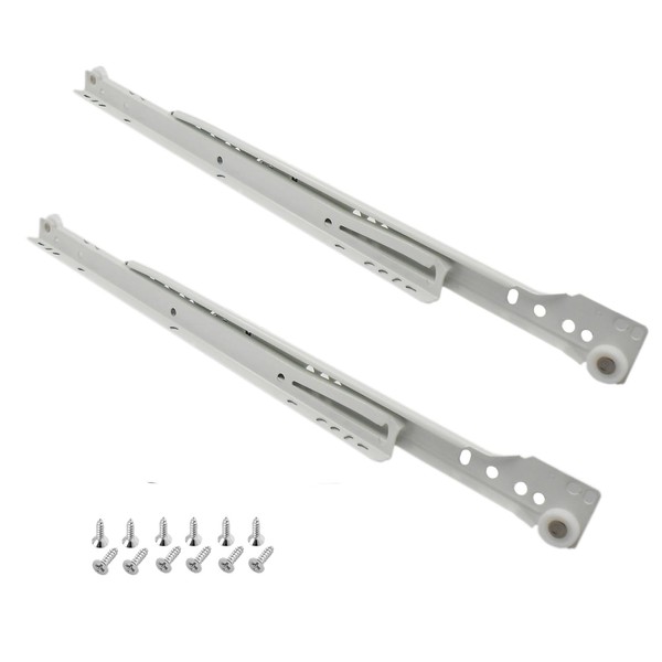 Drawer Runners 400 mm, 2 Pairs (4 Pieces) Roller Slide