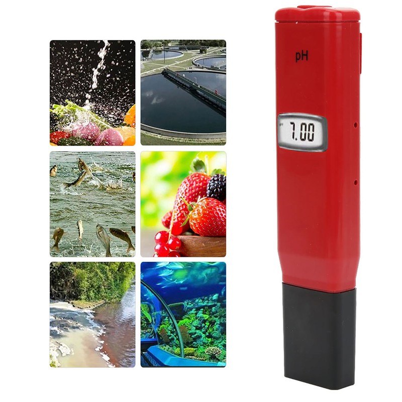 Portable Compact PH Meter Waterproof Drop Resistance pH Value Tester