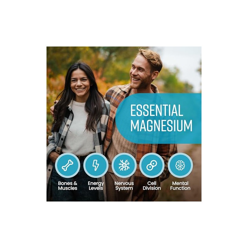 Magnesium Citrate Capsules 1480mg | 444mg Elemental | 4 Months