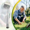 LOOHOI 2025 Upgraded Weed Puller Tool,Portable Garden Weed Rake Uprooting