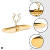 Zerodeko Elk Jewelry Tray Key Tray Bathroom Tray Animal Sculptures