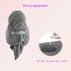 Microfiber Hair Towel Wrap for Women - Fast Drying Turban