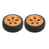 CFTGIW Pack of 2 RC Car Tyres Rims Replacement for