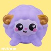 Smooshzees Luvzees, Willow, Purple Sheep, Collectable Characters, Supersoft, Cuddly and