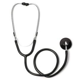Cute Pitbull with Heart Single Head Stethoscope (Black)
