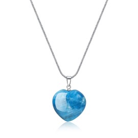 COAI Women's Heart Pendant, apatite, Apatite