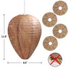 4 Pack Wasp Nest Decoy Hanging Wasp Nest Stay Away